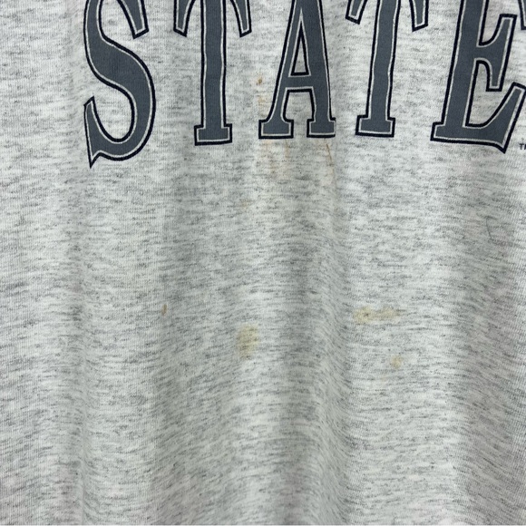 Vintage 1990s Memphis State Hooded Long Sleeve Shirt XL - Picture 5 of 7